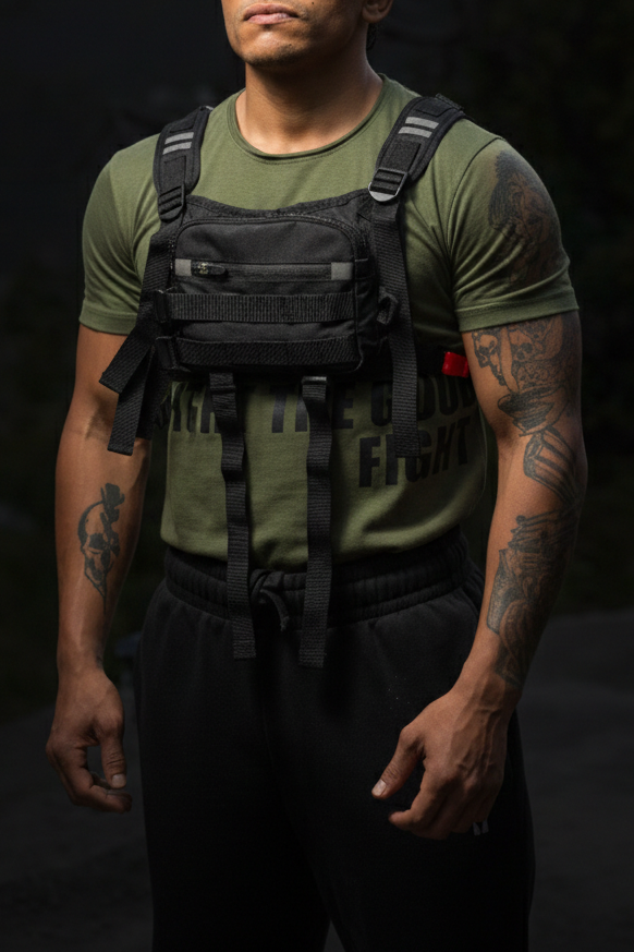 51x49 Heat 551 Lockdown tactical chest bag for men premium utility chest rig India