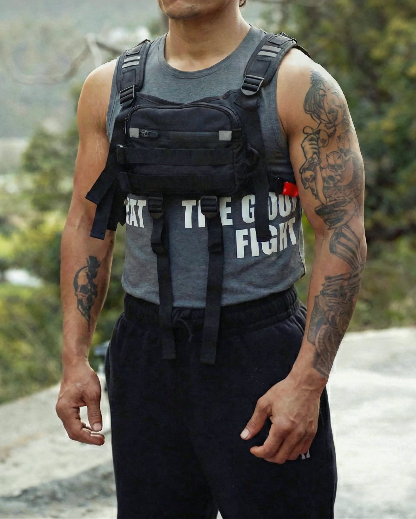 51x49 Heat 551 Lockdown tactical chest bag for men premium utility chest rig India