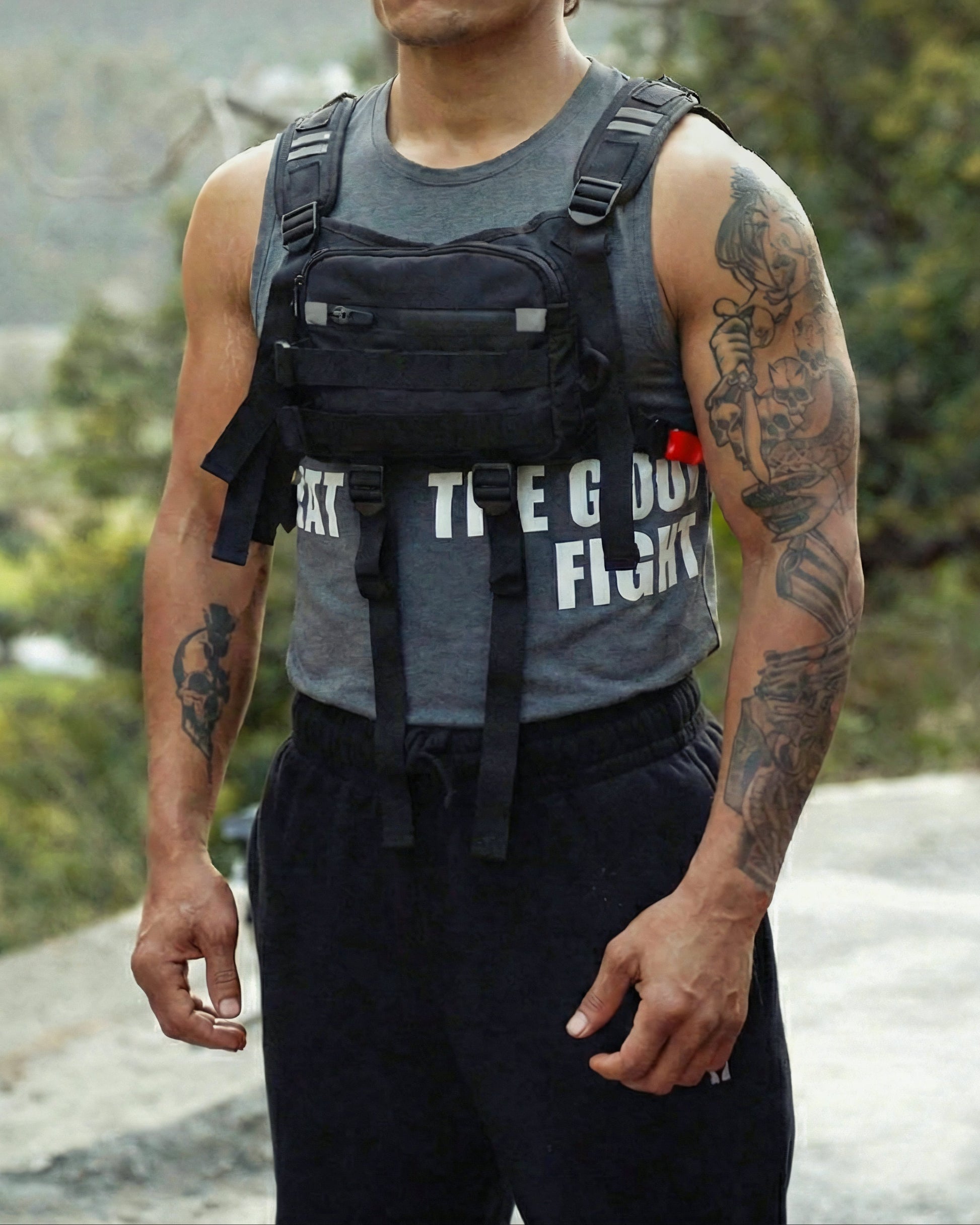 51x49 Heat 551 Lockdown tactical chest bag for men premium utility chest rig India